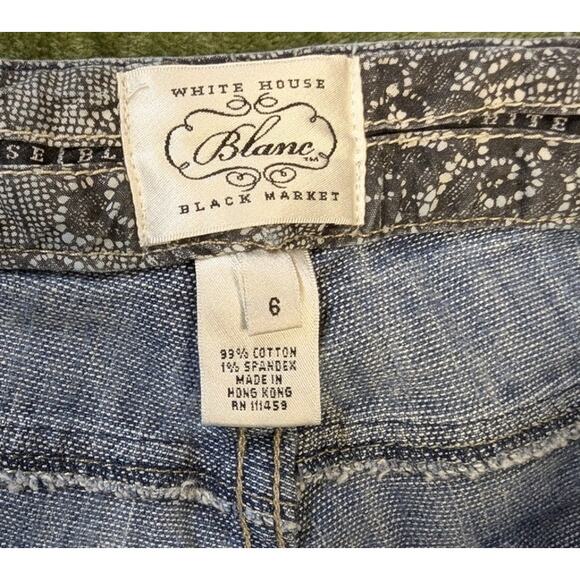 White House Black Market Denim Straight Leg Jeans - Picture 8 of 11